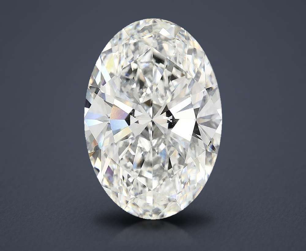 10.14ct F VVS2 Rare Carat Ideal Cut Oval Lab Grown Diamond