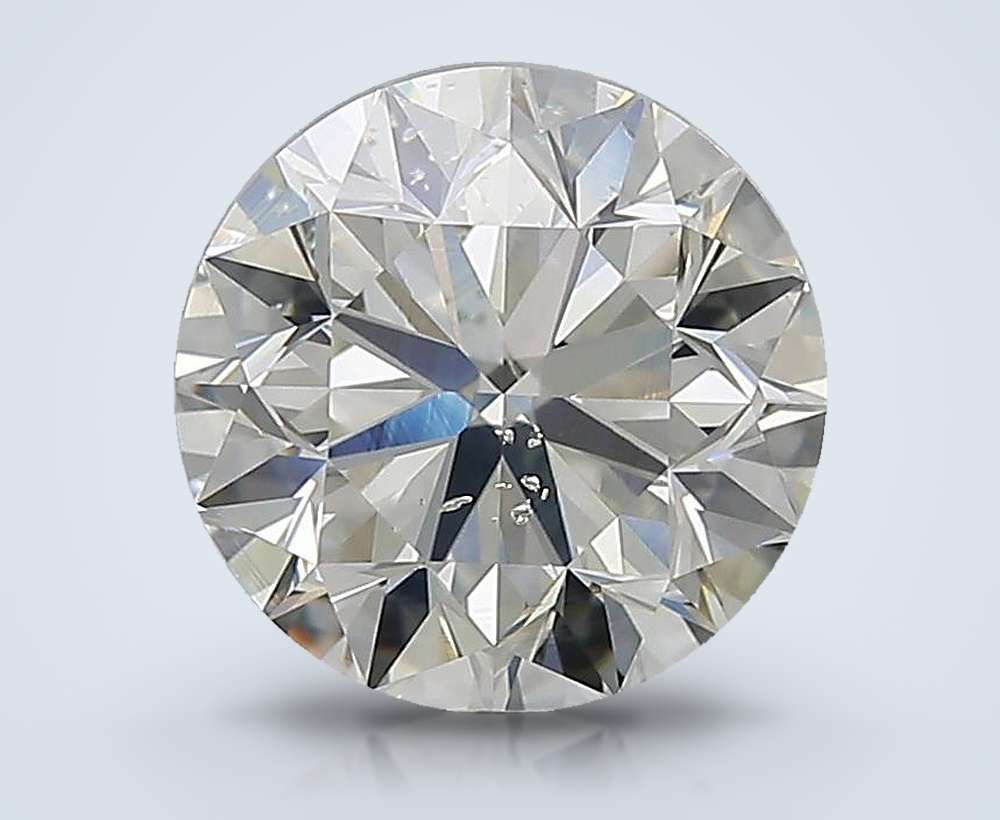 2.51ct K SI2 Very Good Cut Round Diamond