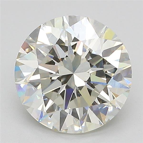 2.46ct J VVS2 Excellent Cut Round Lab Grown Diamond