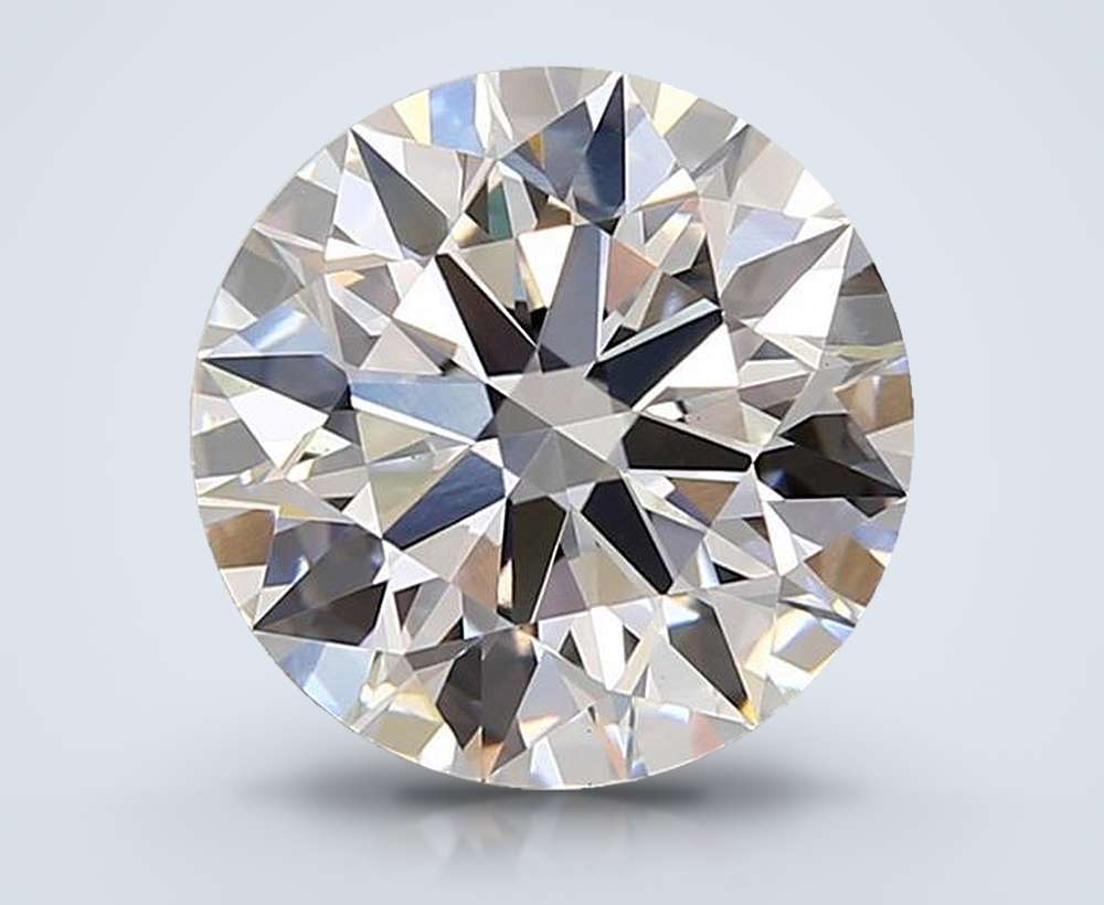 2.54ct D VS1 Rare Carat Ideal Cut Round Lab Grown Diamond