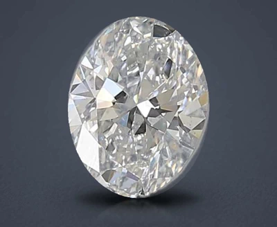 0.90ct D VS2 Rare Carat Ideal Cut Oval Lab Grown Diamond