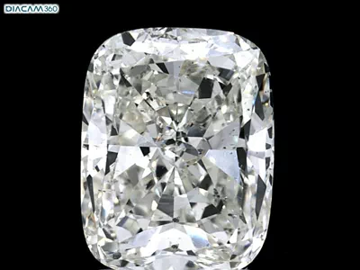 3.26ct K SI1 Very Good Cut Cushion Diamond