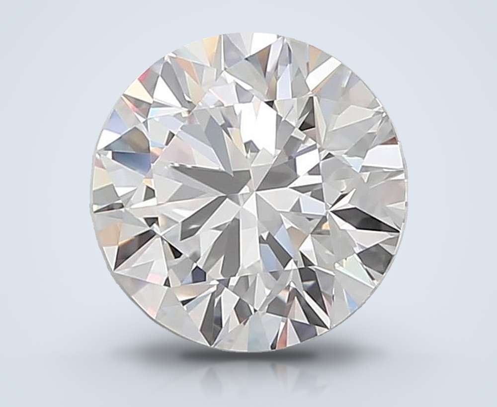 4.63ct D FL Rare Carat Ideal Cut Round Lab Grown Diamond