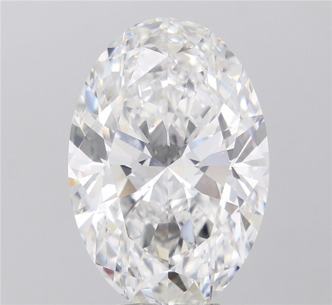 10.02ct F VVS2 Rare Carat Ideal Cut Oval Lab Grown Diamond