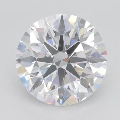 3.59ct D VVS2 Rare Carat Ideal Cut Round Lab Grown Diamond