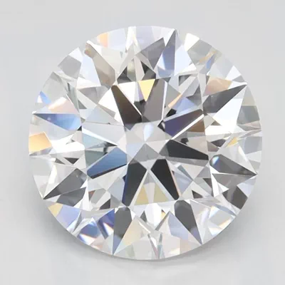 2.07ct D IF Rare Carat Ideal Cut Round Lab Grown Diamond