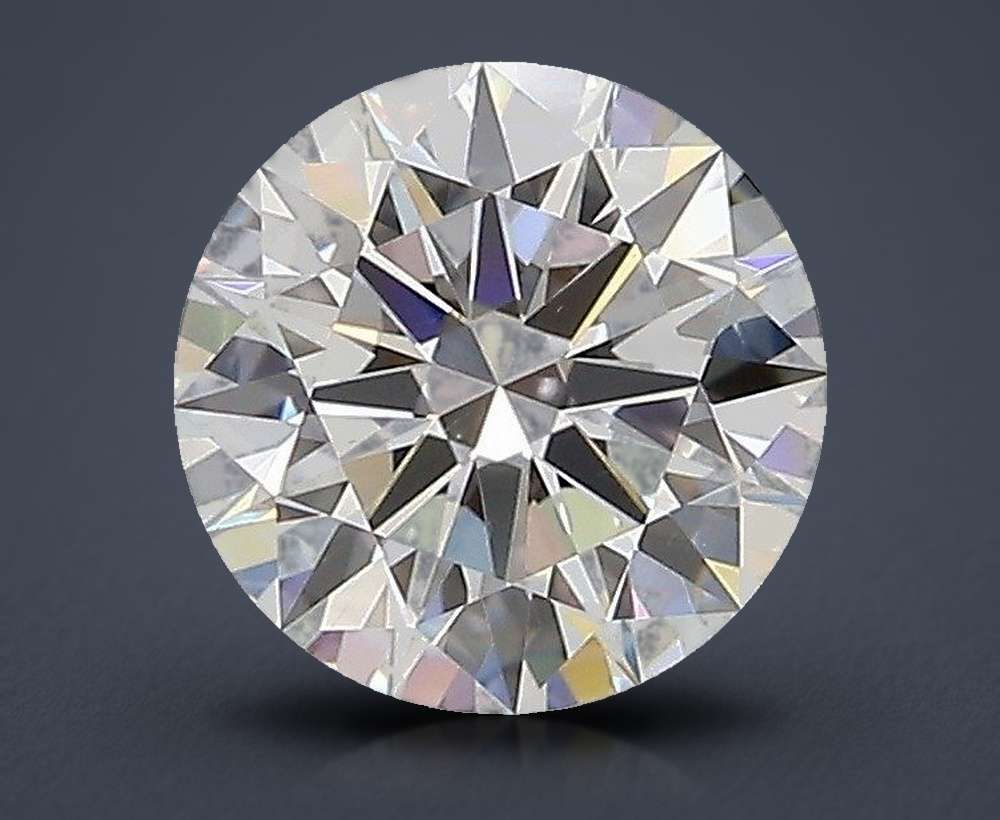 1.24ct D VS2 Rare Carat Ideal Cut Round Lab Grown Diamond