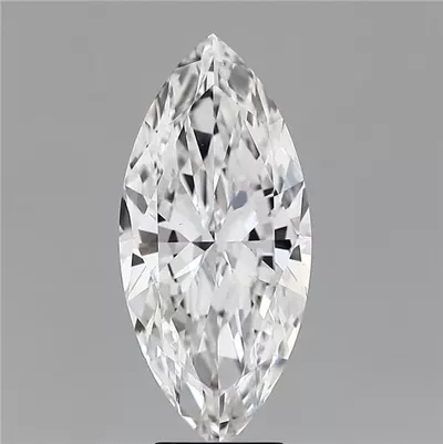 5.01ct D SI1 Rare Carat Ideal Cut Marquise Diamond