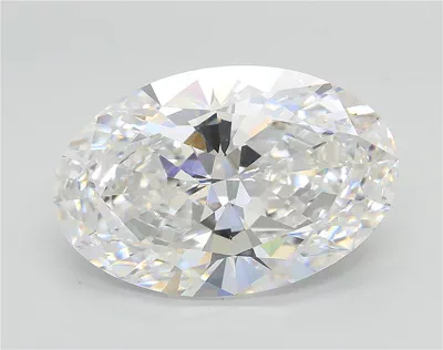 6.04ct D VS1 Rare Carat Ideal Cut Oval Lab Grown Diamond