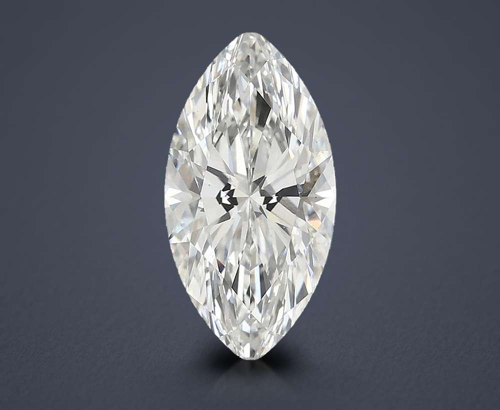 2.39ct F VS1 Rare Carat Ideal Cut Marquise Lab Grown Diamond
