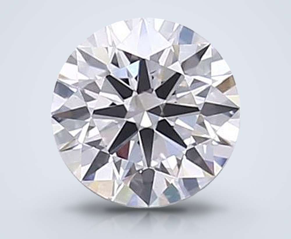 1.27ct F VS2 Rare Carat Ideal Cut Round Lab Grown Diamond