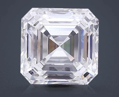11.01ct F VS2 Rare Carat Ideal Cut Asscher Lab Grown Diamond