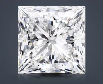 5.09ct E VS2 Rare Carat Ideal Cut Princess Lab Grown Diamond