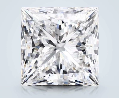5.09ct E VS2 Rare Carat Ideal Cut Princess Lab Grown Diamond