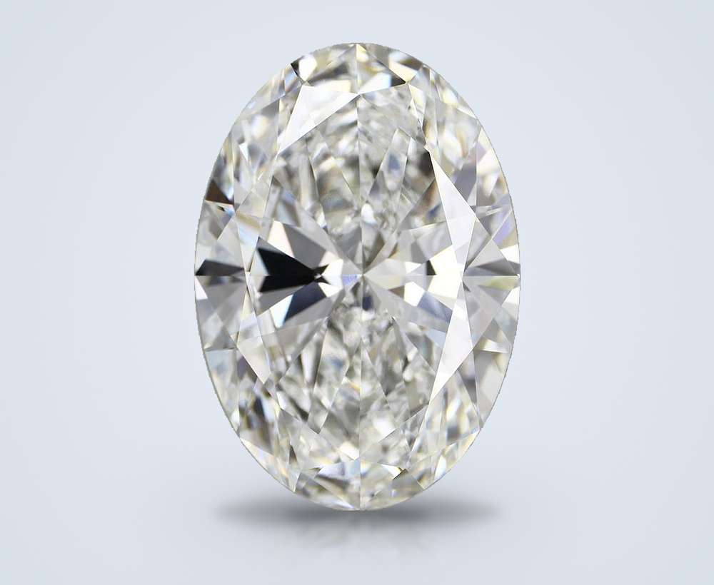 12.03ct F VVS2 Very Good Cut Oval Lab Grown Diamond