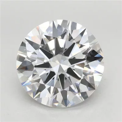 6.73ct E VVS2 Rare Carat Ideal Cut Round Lab Grown Diamond