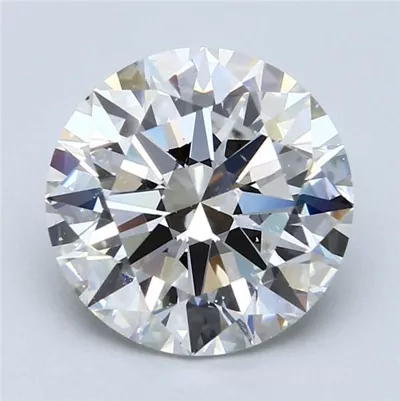 5.02ct G SI1 Rare Carat Ideal Cut Round Diamond