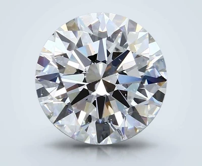 5.02ct G SI1 Rare Carat Ideal Cut Round Diamond