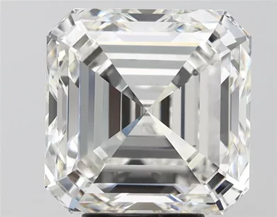 6.04ct G VS1 Very Good Cut Asscher Lab Grown Diamond