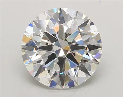 5.01ct G VVS2 Rare Carat Ideal Cut Round Lab Grown Diamond