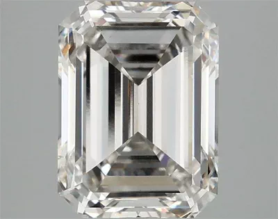 3.01ct H VS2 Rare Carat Ideal Cut Emerald Lab Grown Diamond