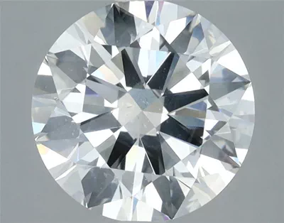 3.04ct J SI2 Rare Carat Ideal Cut Round Diamond