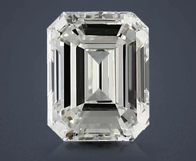 0.72ct H VVS2 Very Good Cut Emerald Diamond