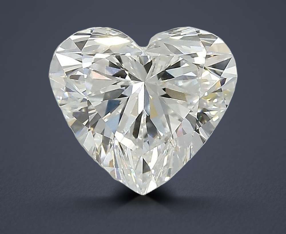 2.76ct F VVS2 Rare Carat Ideal Cut Heart Lab Grown Diamond