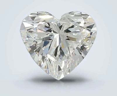 2.76ct F VVS2 Rare Carat Ideal Cut Heart Lab Grown Diamond