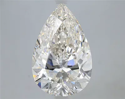 4.01ct J SI2 Rare Carat Ideal Cut Pear Diamond