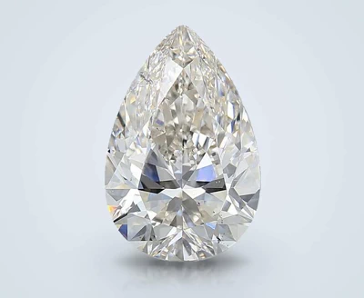 4.01ct J SI2 Rare Carat Ideal Cut Pear Diamond
