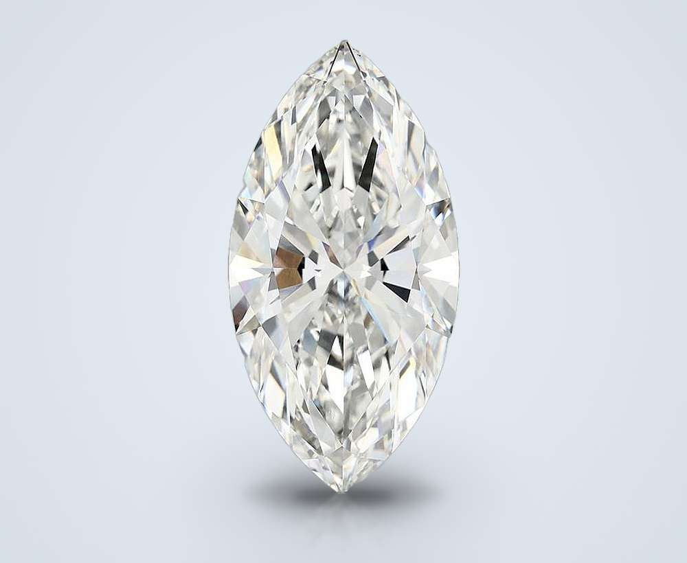 11.72ct F VVS2 Rare Carat Ideal Cut Marquise Lab Grown Diamond