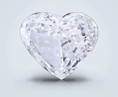 21.10ct G VS1 Good Cut Heart Lab Grown Diamond