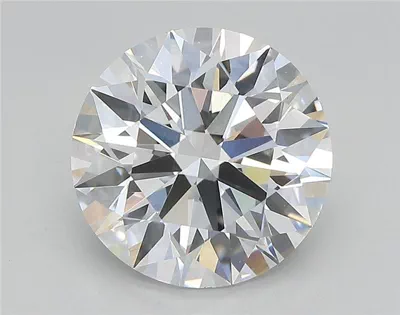 3.18ct E VVS2 Rare Carat Ideal Cut Round Lab Grown Diamond