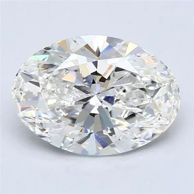 2.51ct G VS2 Rare Carat Ideal Cut Oval Diamond