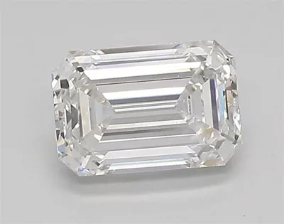 0.88ct E VVS2 Rare Carat Ideal Cut Emerald Lab Grown Diamond