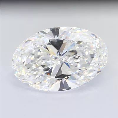 15.77ct F VVS2 Rare Carat Ideal Cut Oval Lab Grown Diamond