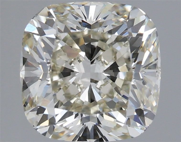 3.01ct J VS1 Rare Carat Ideal Cut Cushion Lab Grown Diamond