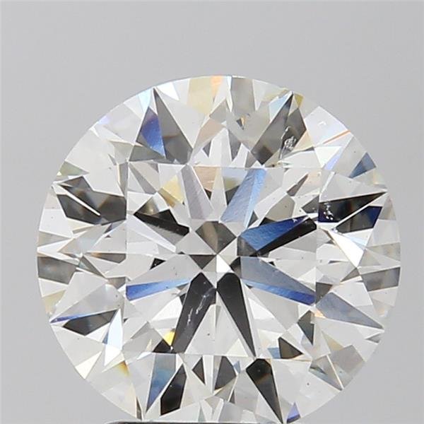 3.07ct H VS1 Rare Carat Ideal Cut Round Lab Grown Diamond