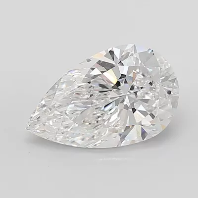 10.03ct E VS1 Rare Carat Ideal Cut Pear Lab Grown Diamond