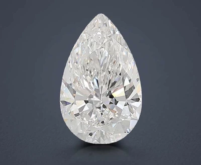 10.03ct E VS1 Rare Carat Ideal Cut Pear Lab Grown Diamond