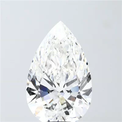 14.08ct F VVS2 Rare Carat Ideal Cut Pear Lab Grown Diamond
