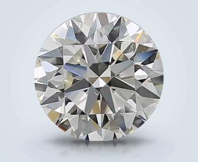 3.51ct J SI1 Rare Carat Ideal Cut Round Diamond