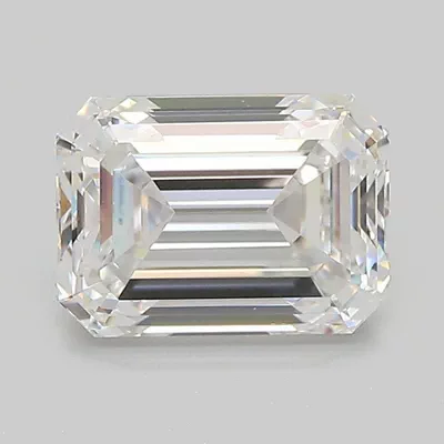 2.04ct D VS1 Excellent Cut Emerald Lab Grown Diamond