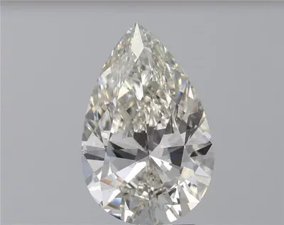 3.01ct H VS2 Rare Carat Ideal Cut Pear Lab Grown Diamond