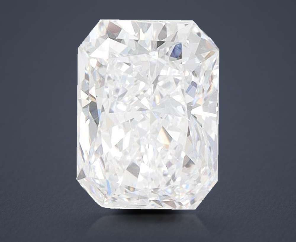 1.50ct D VS1 Rare Carat Ideal Cut Radiant Lab Grown Diamond
