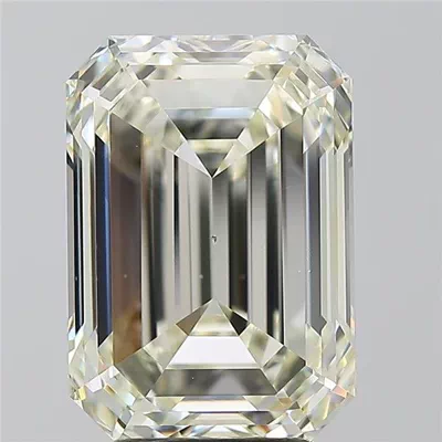 5.23ct J VS2 Rare Carat Ideal Cut Emerald Diamond