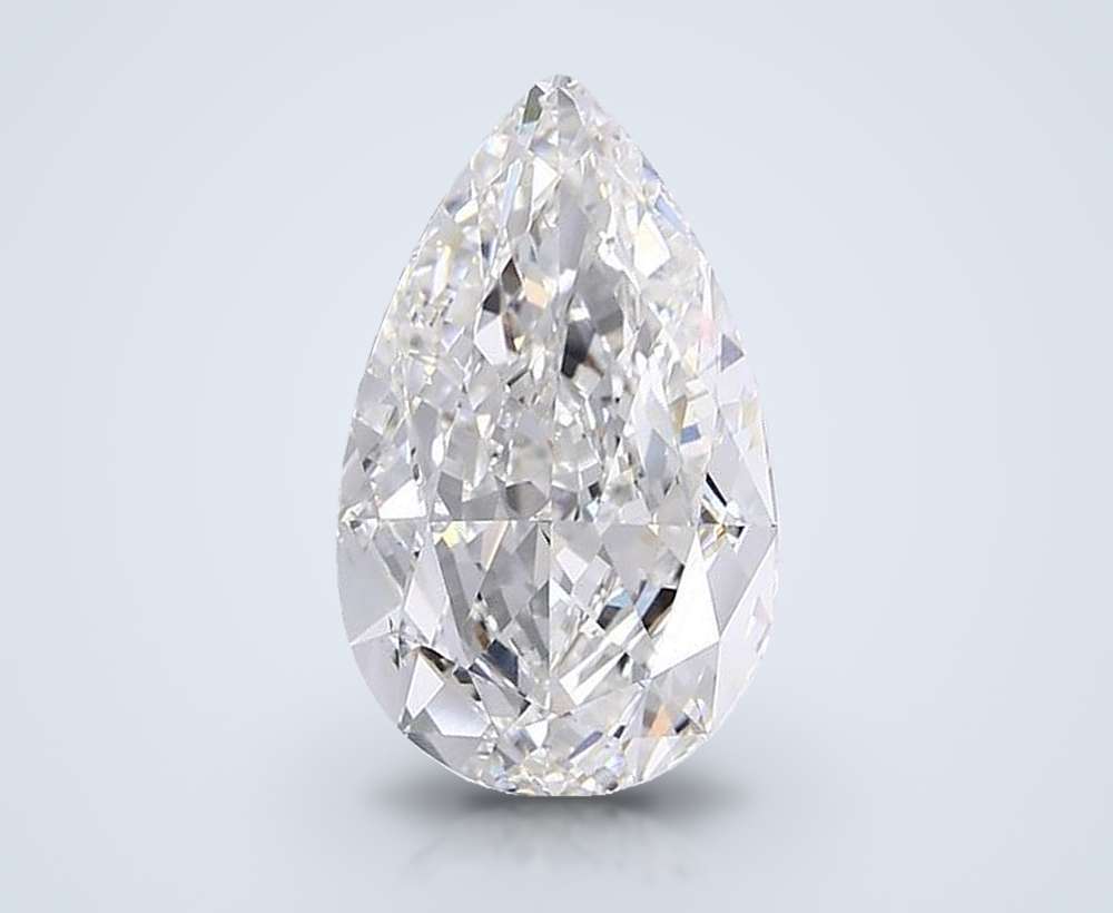 20.12ct G VVS2 Very Good Cut Pear Lab Grown Diamond