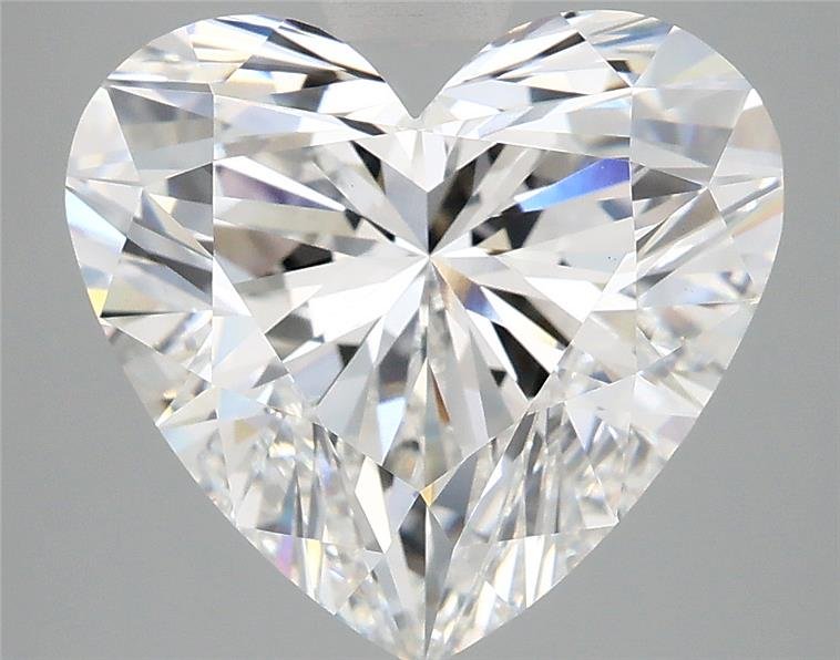 5.28ct E VS1 Rare Carat Ideal Cut Heart Lab Grown Diamond