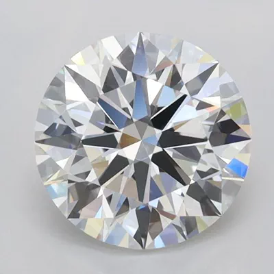 1.55ct F FL Rare Carat Ideal Cut Round Lab Grown Diamond